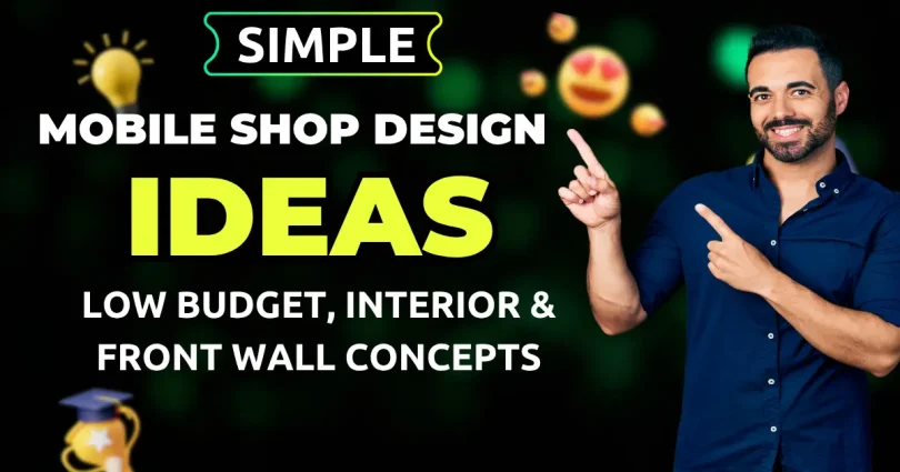 simple mobile shop design