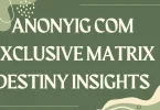Anonyig Com Exclusive Matrix Destiny Insights