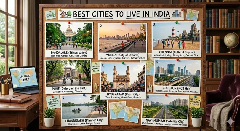 best cities to live in india